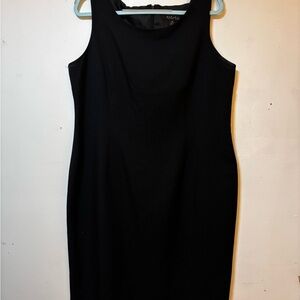 Kasper Black Midi Dress
